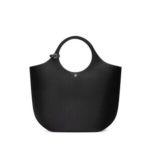 Courrèges Grained Black Calf Leather Handbag - NWT